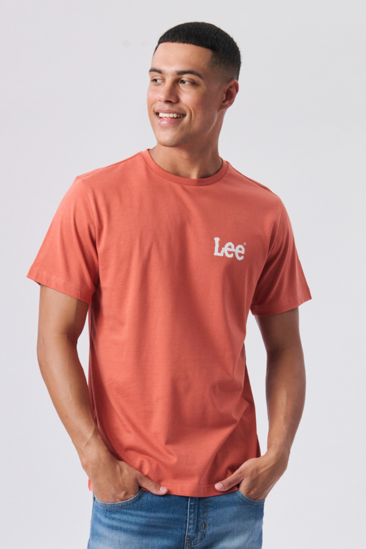 Wobbly Tee - Rust