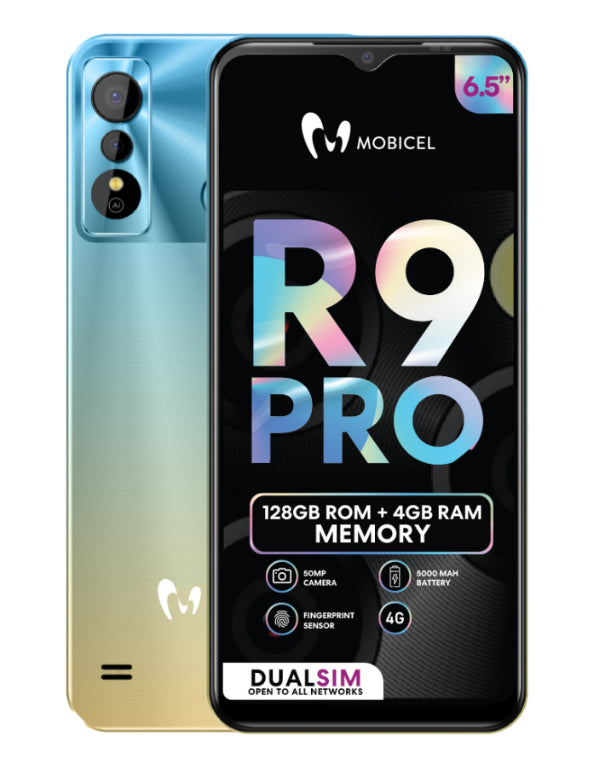 R9 Pro Box Deal Gold/Blue Cellphone