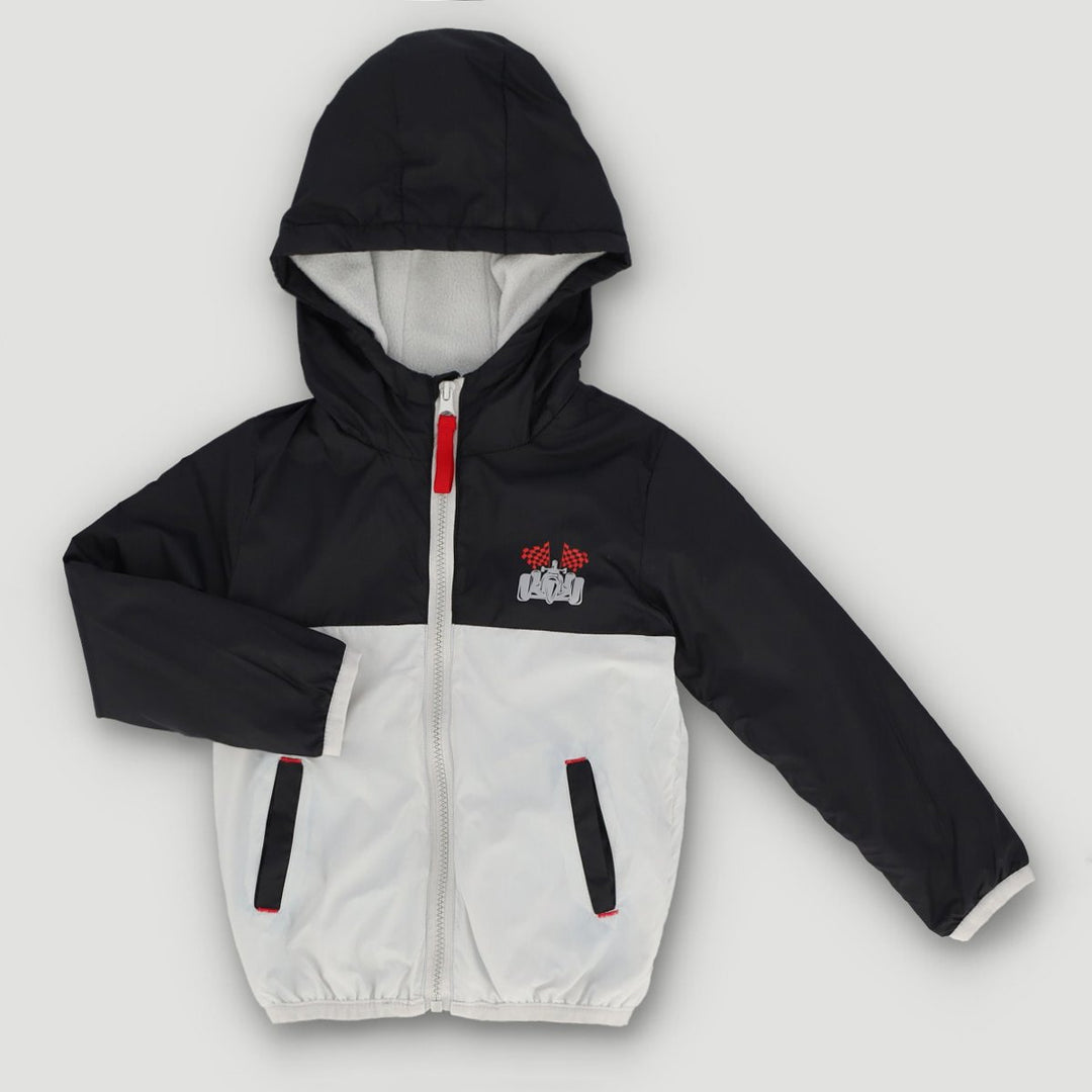 Pre-Boys Polar Fleece Lined Jacket - Black