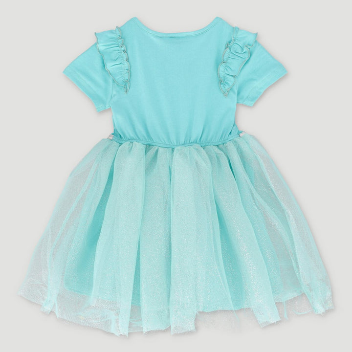 Pre-Girls Frozen Party Dress - Green