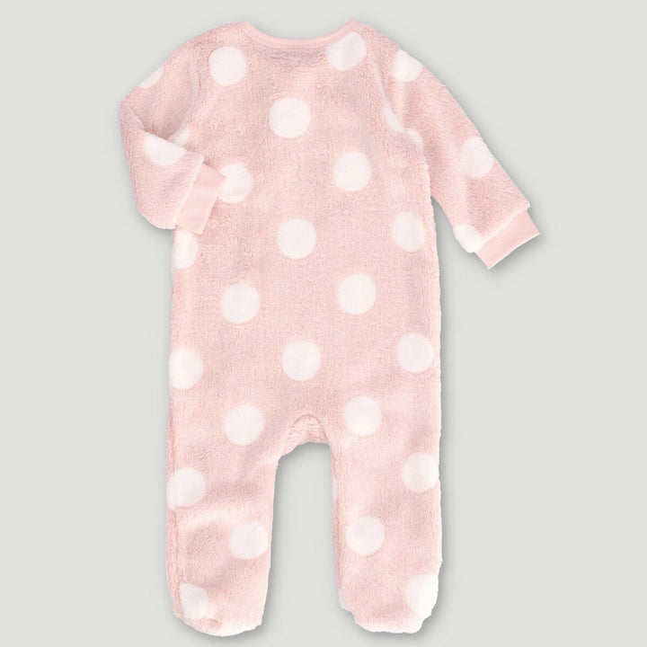 Spot Crew Embossed Babygrow - Pink