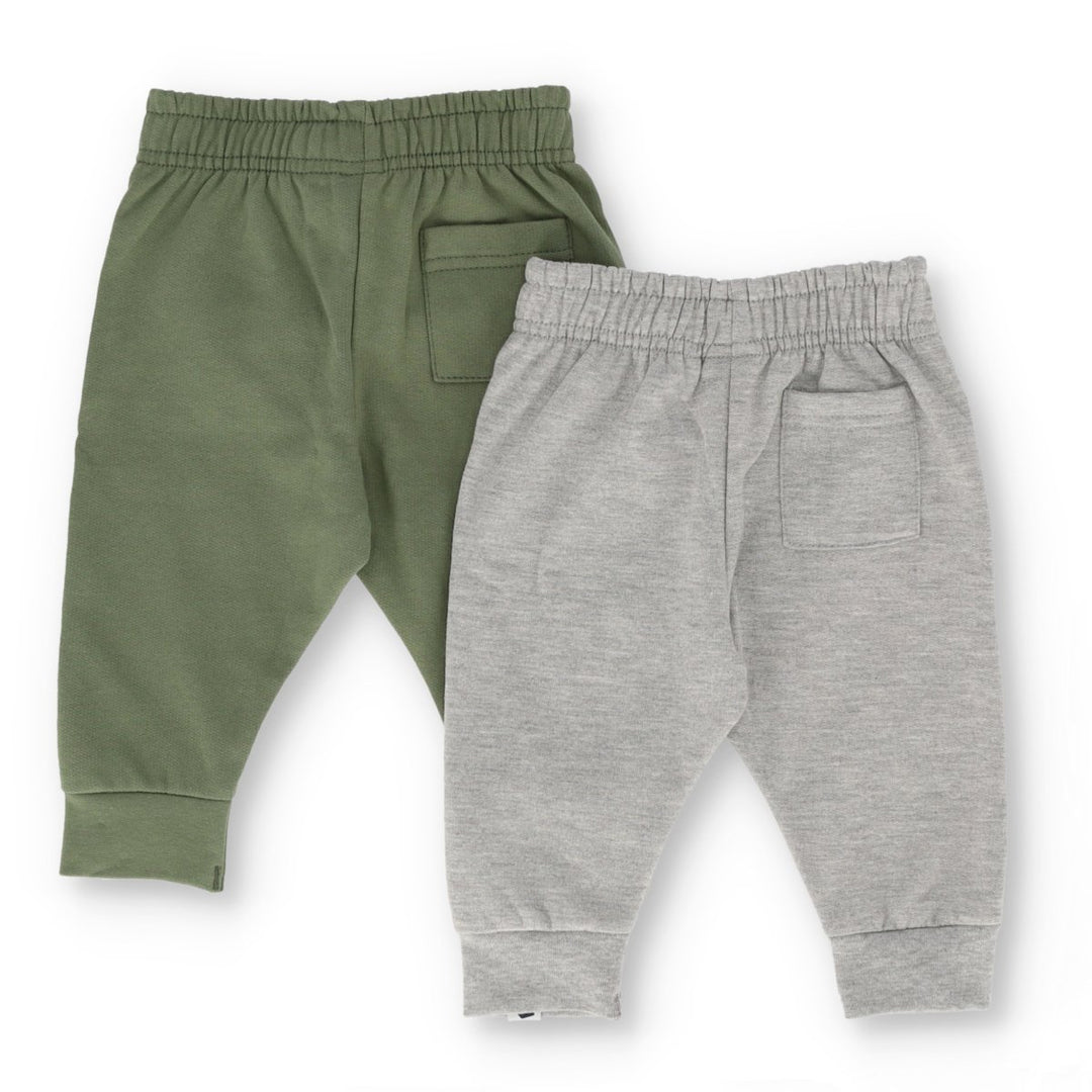 Baby Boys 2 Pack Jogger - Olive