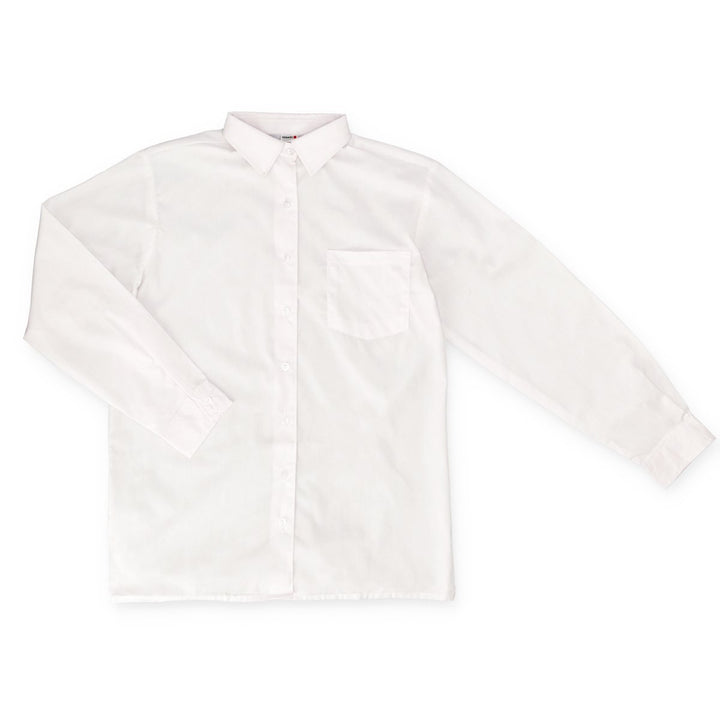 Girls Long Sleeve Blouse - White