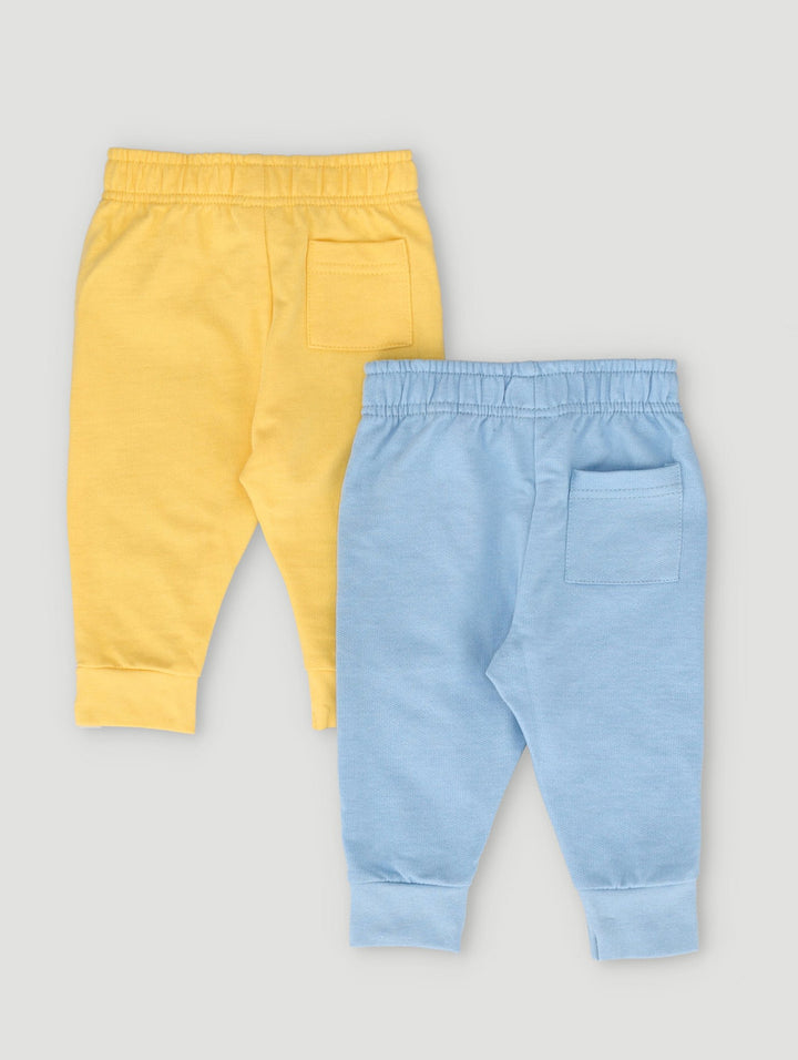 Baby Boys 2 Pack Jogger Crunch Time Set - Light Blue