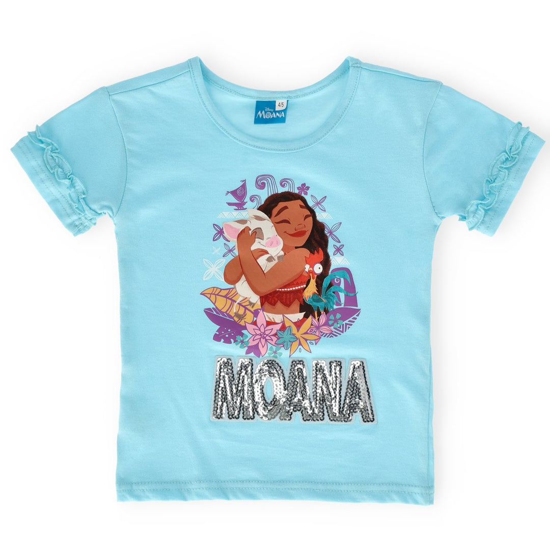Pre-Girls Moana Top - Light Blue