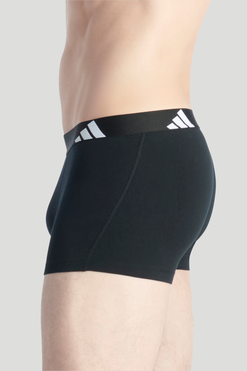 3 Pack Active Flex Cotton Brief - Black