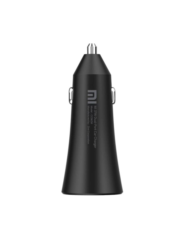 37W Dual Port Car Charger - Black