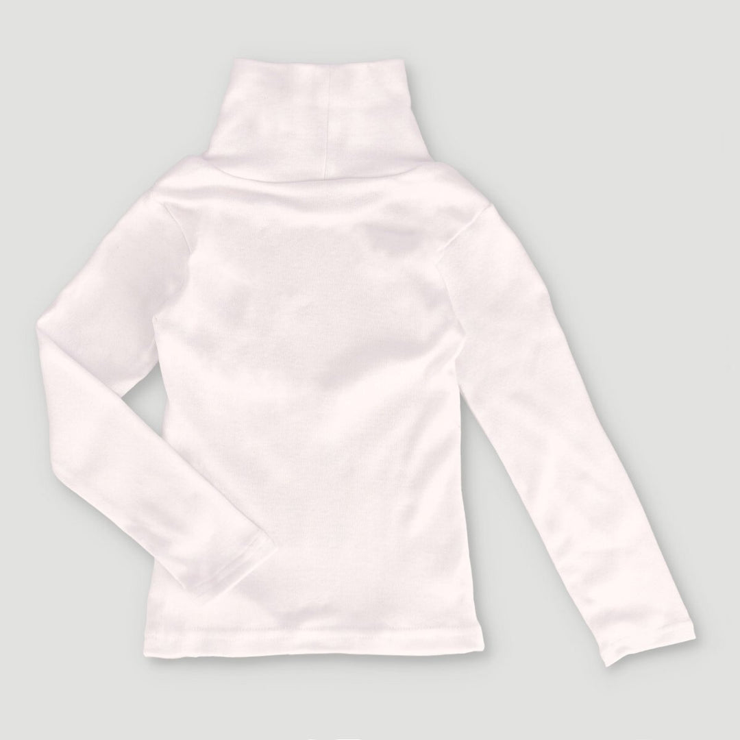 Polonecks With Mermaid Tail Print - White