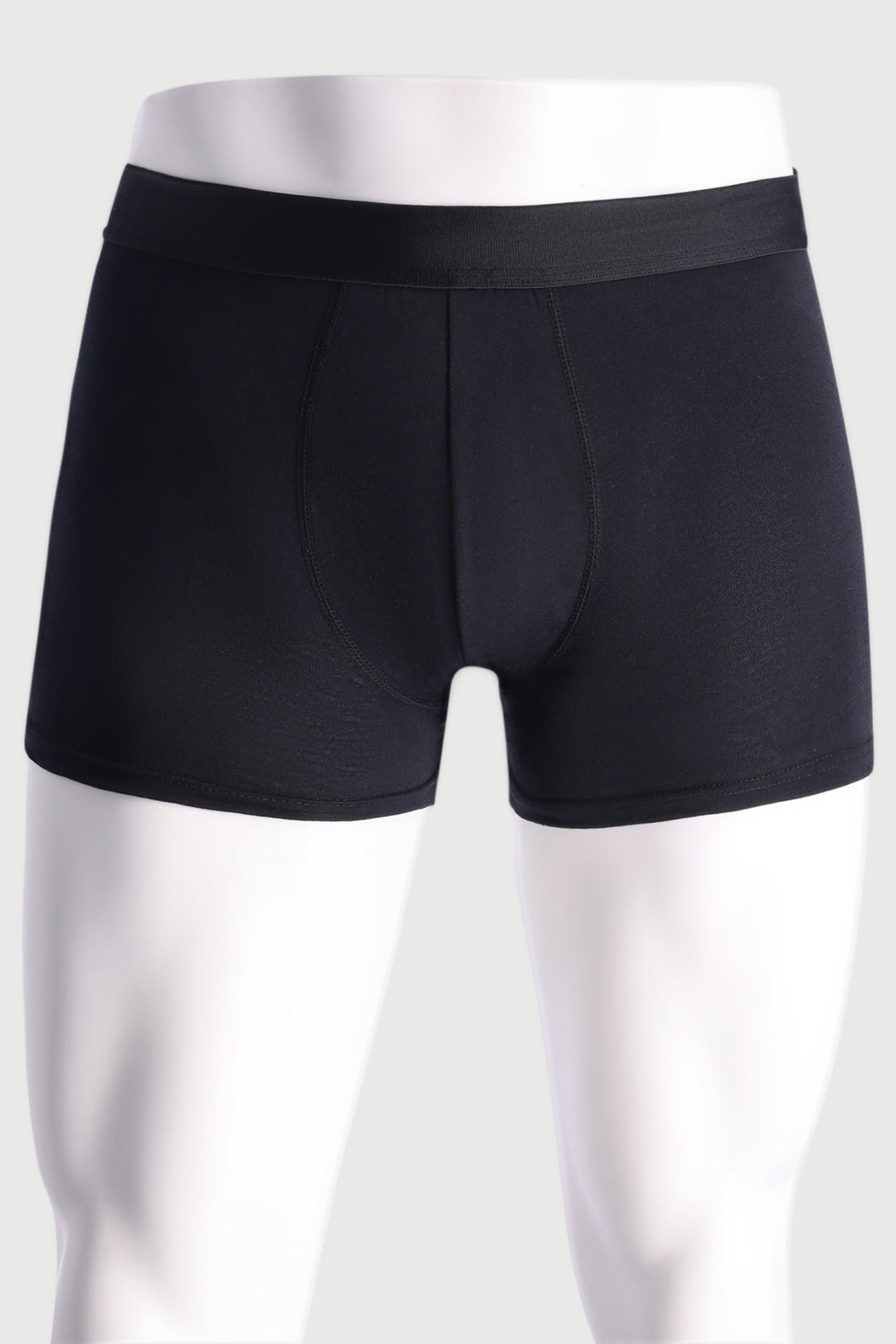 Men's 3 Pack Plain Trunk - Black