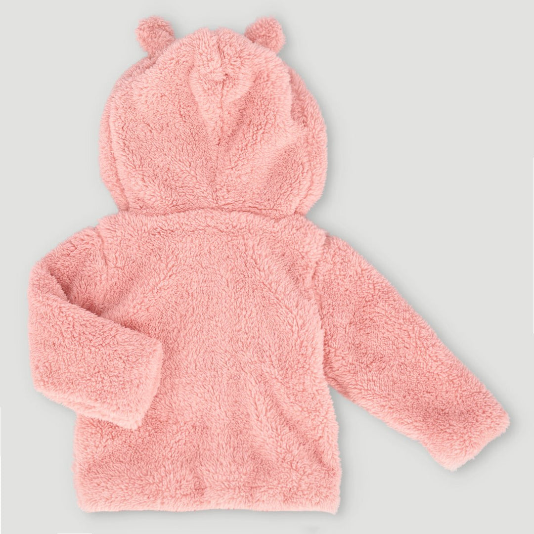 Shaggy Fleece Fur Jacket - Pink