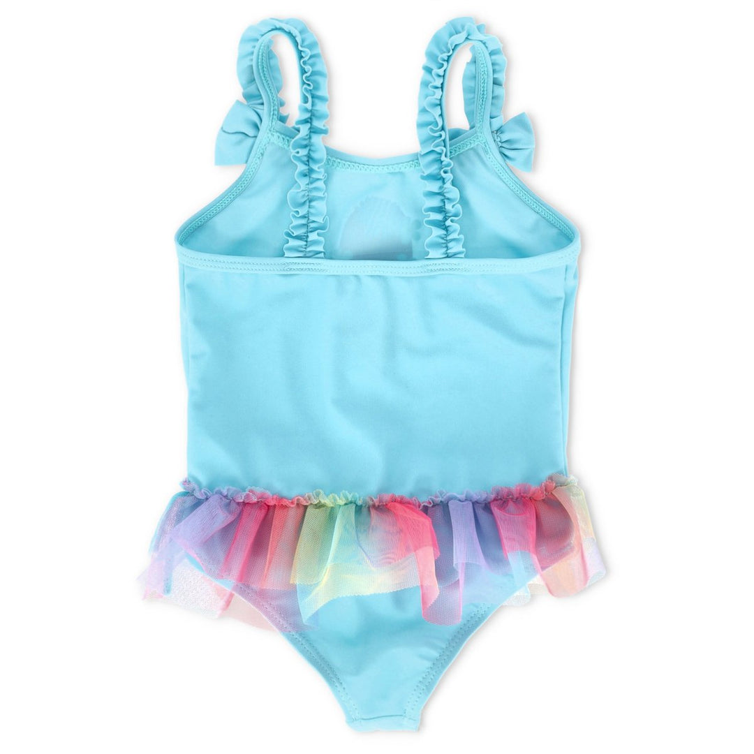 Baby Girls Ice Cream Swimsuit - Blue