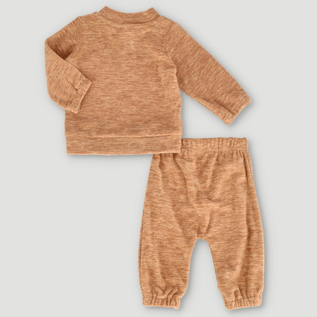 Polarfleece Zip Set - Tan