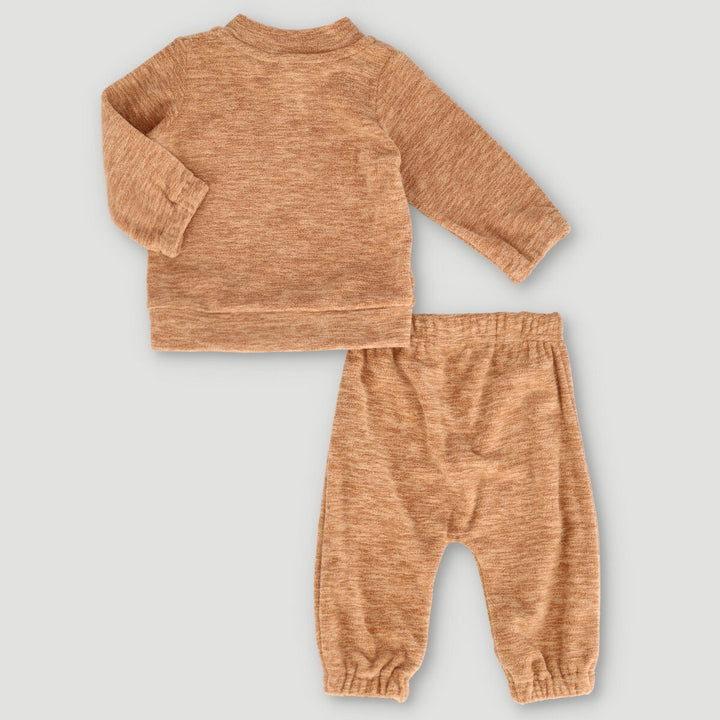 Polarfleece Zip Set - Tan