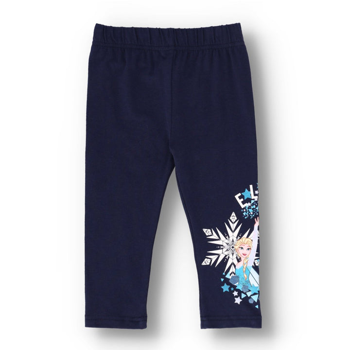 Pre-Girls Frozen Legging With Print - Navy