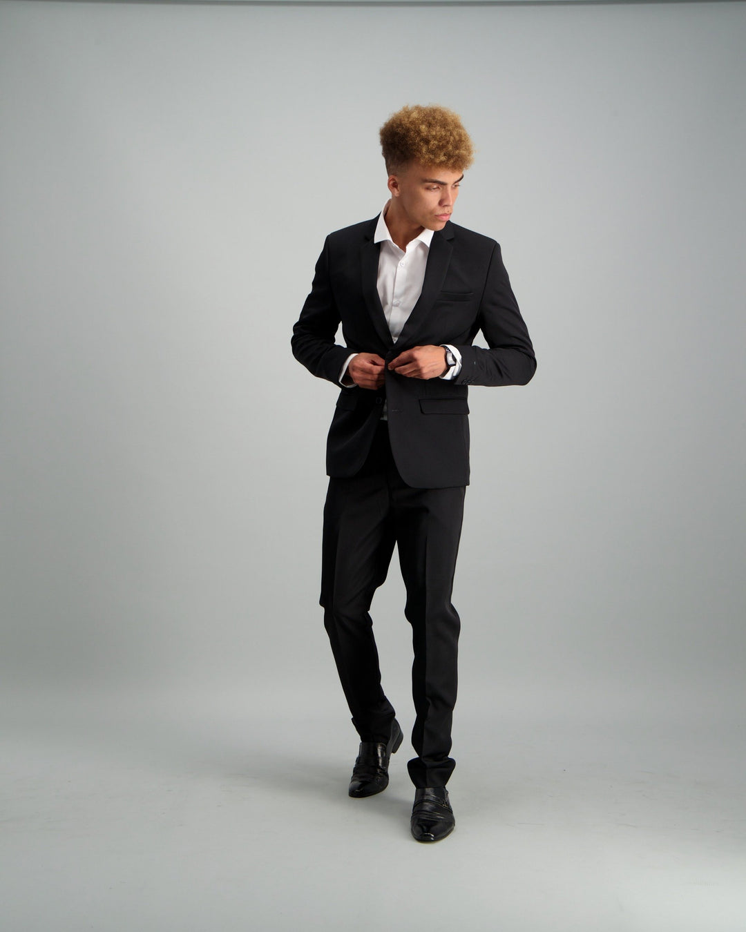 Men's Suit Jacket - Black