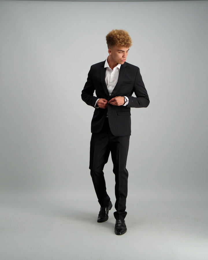 Men's Suit Jacket - Black