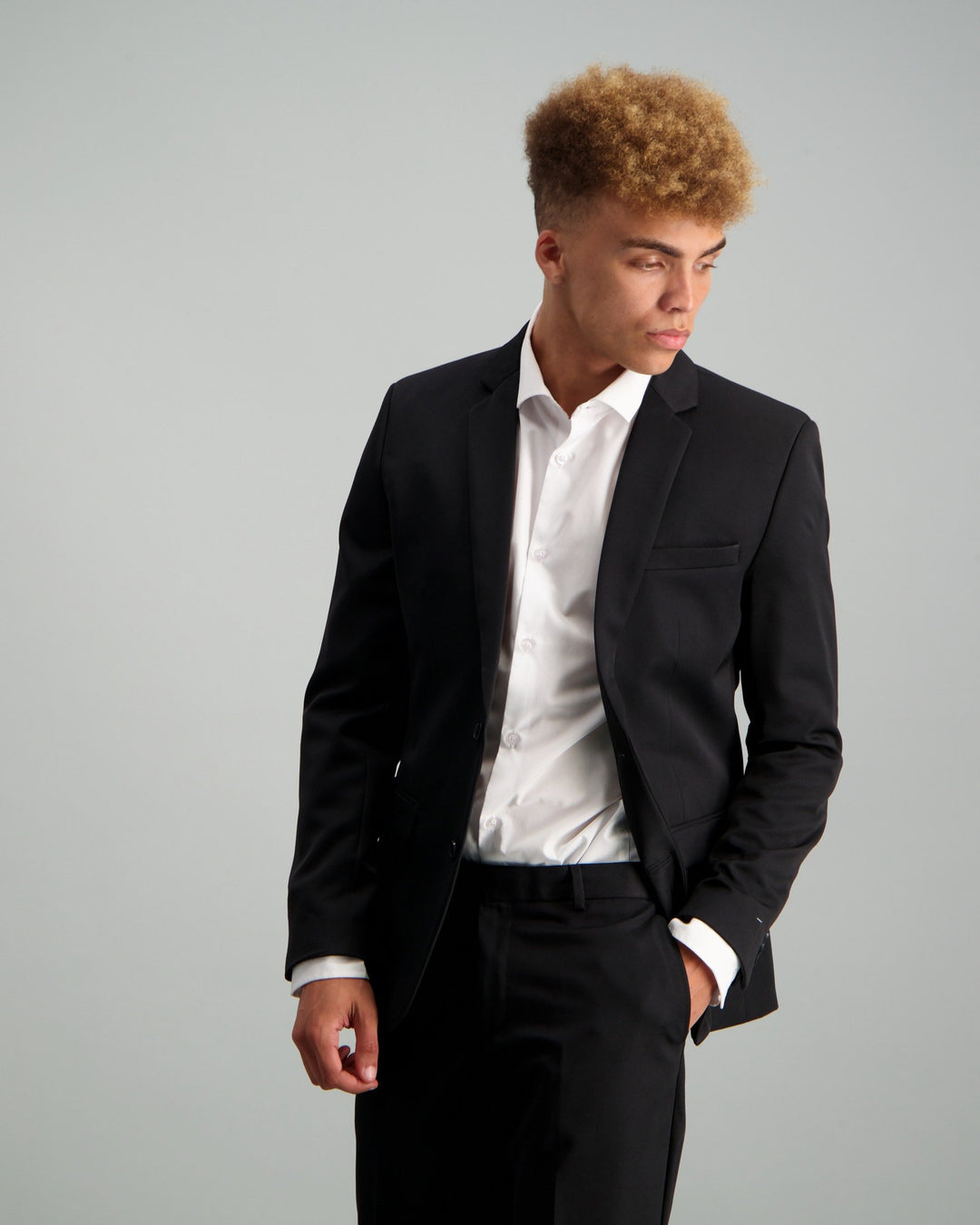 Men's Suit Jacket - Black