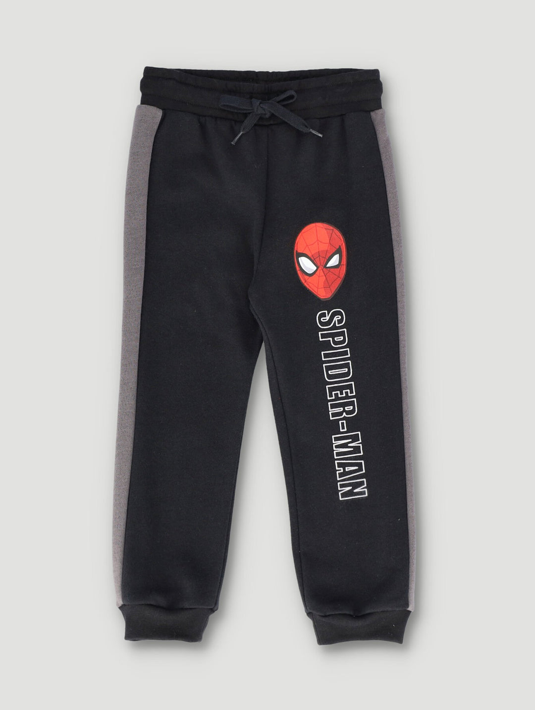 Pre-Boys Spiderman Jogger Face Brushed - Black