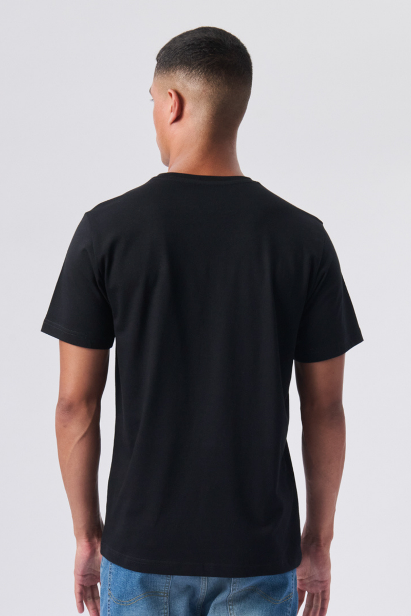 Embroidered Core Box Tee - Black