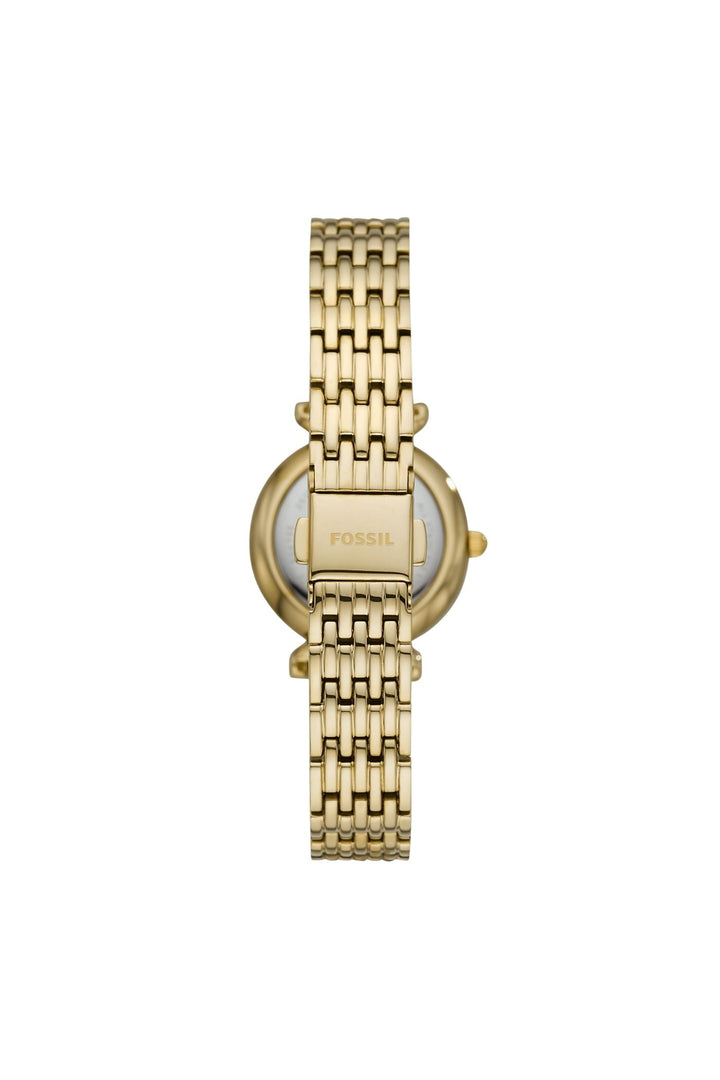 Ladies Carlie Mini 28mm Three-Hand Gold-Tone Stainless Steel Watch