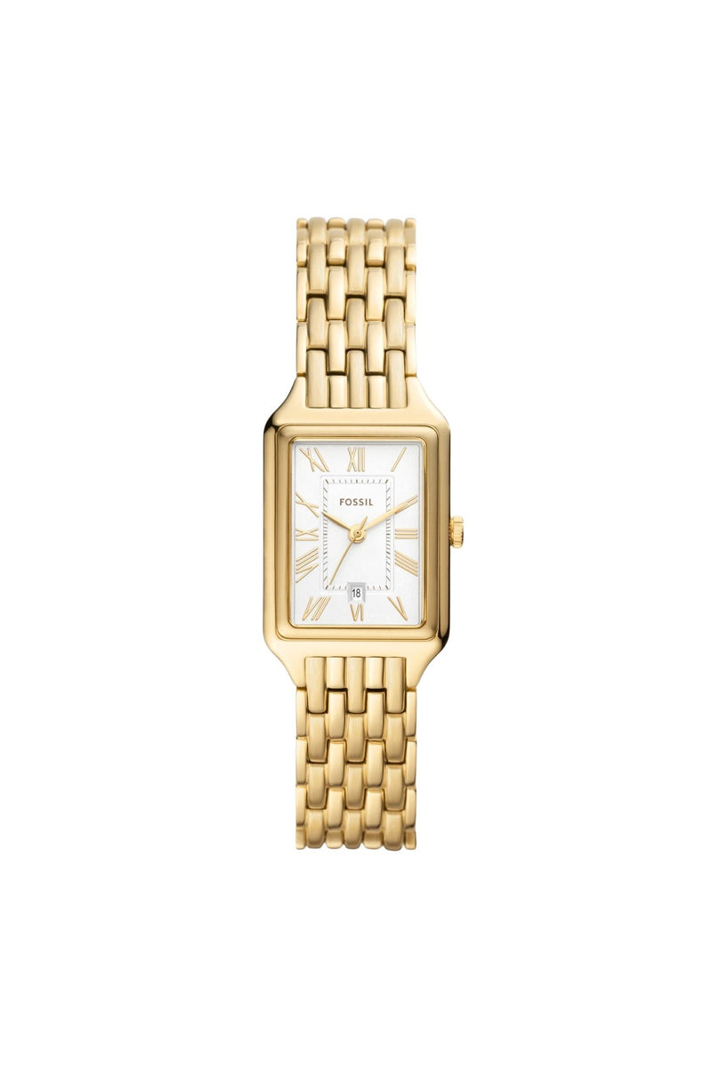 Ladies Raquel 23Mm Three-Hand Date Gold-Tone Stainless Steel Watch