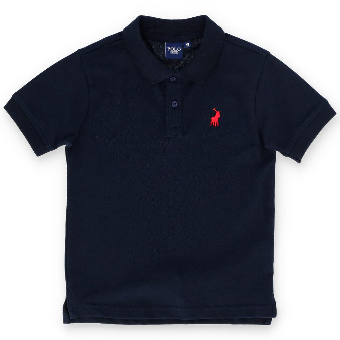 Pre-Boys Short Sleeve Classic Golfer - Navy