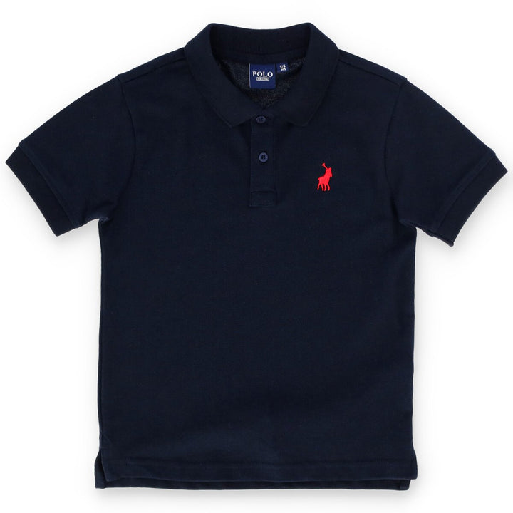 Pre-Boys Short Sleeve Classic Golfer - Navy