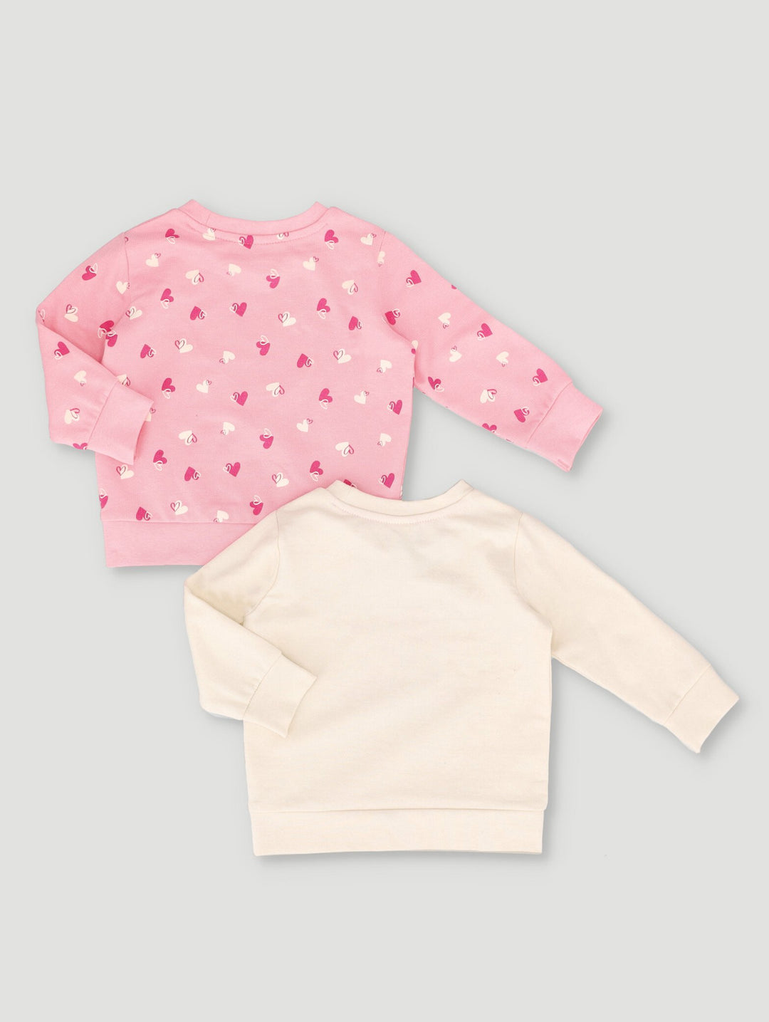 Baby Girls 2 Pack Fleece Top - Pink