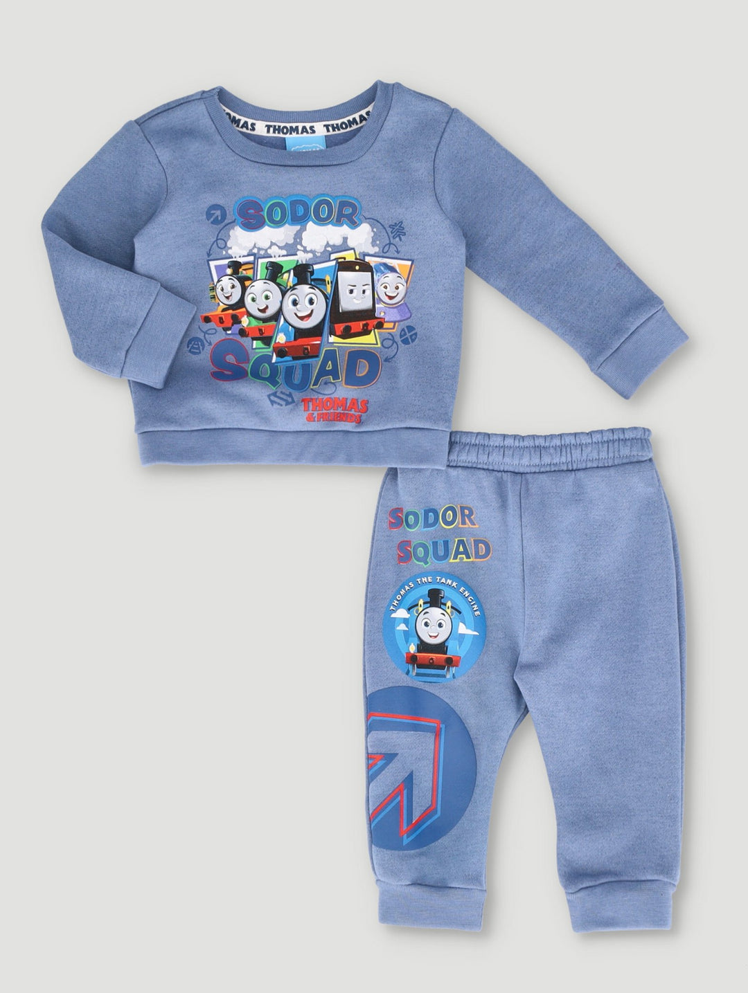 Thomas And Friends Fleece Set - Blue