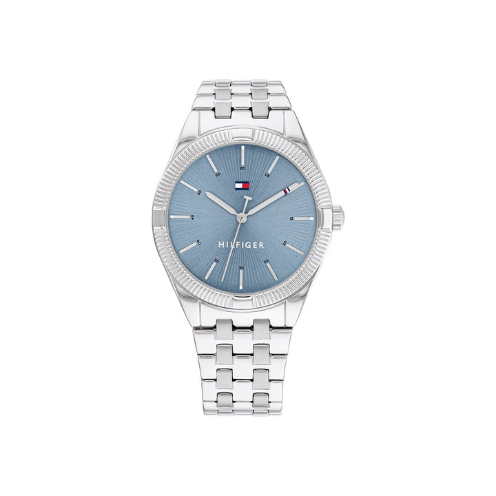Rachel 34Mm Watch Case With Blue Dial And Stainless Steal Bracelet