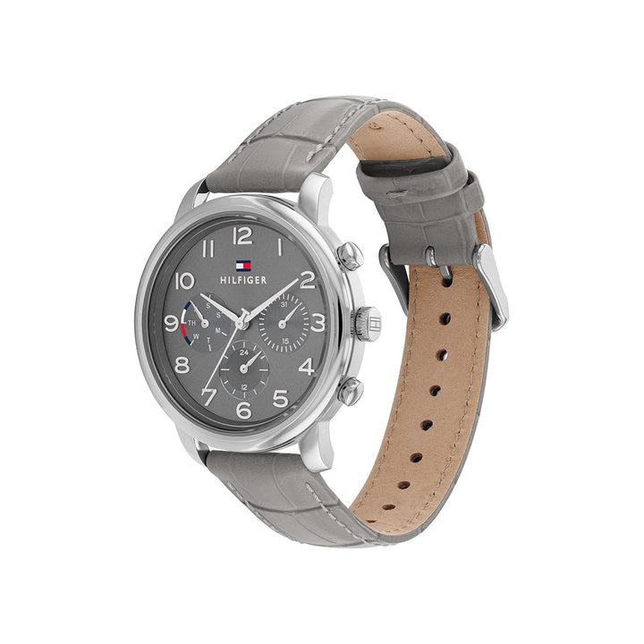 Isabel 38mm Watch With Grey Calfskin Strap