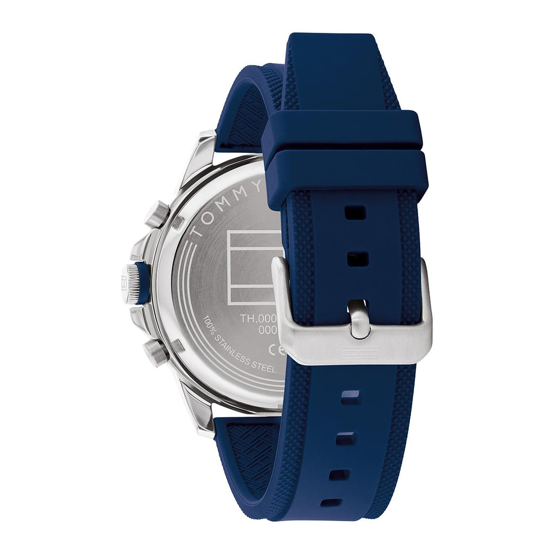 Blaze 46Mm Watch Case With Blue Dial And Blue Silicone Strap