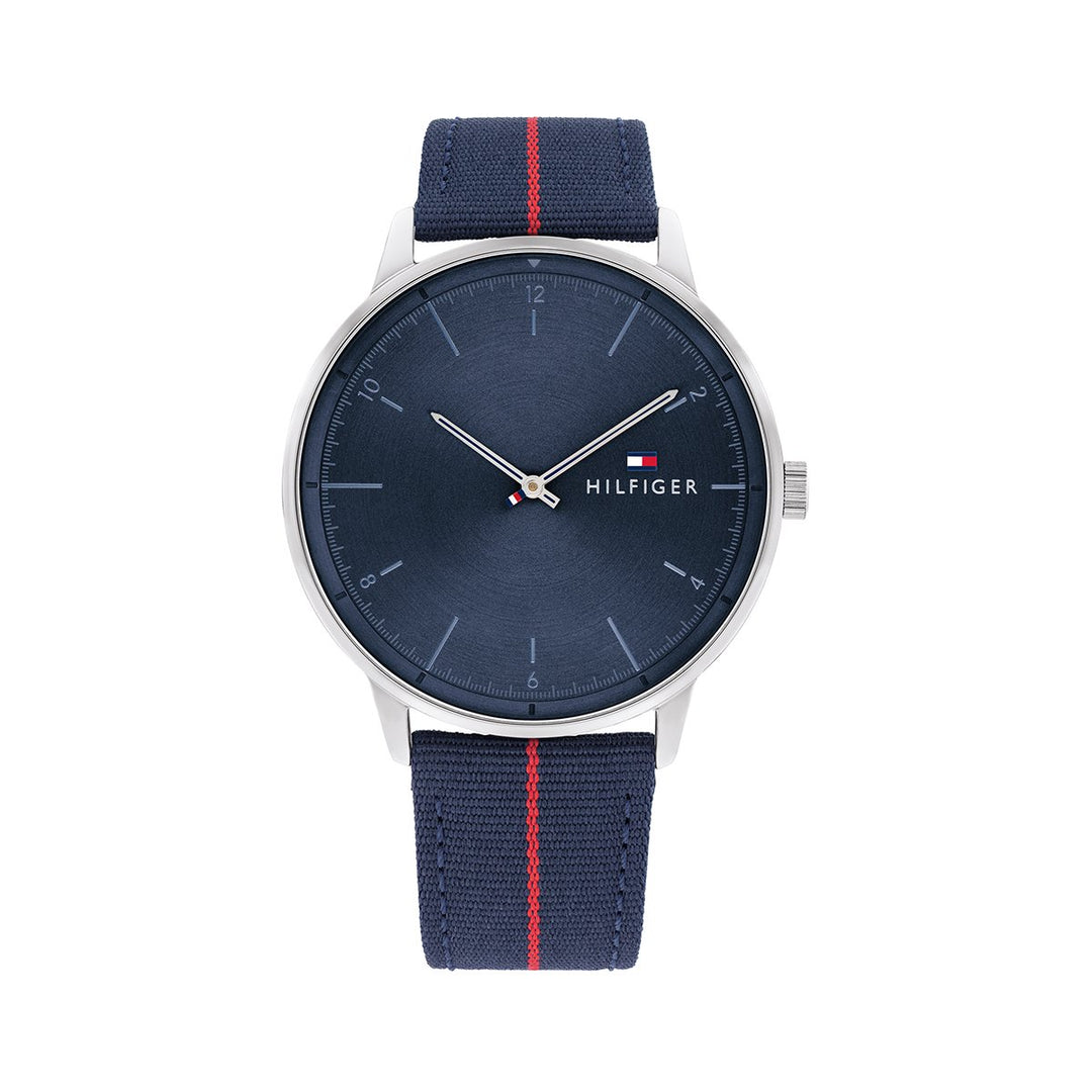 Hendrix 43Mm Watch Case With Navy Dial And Navy Nylon Strap