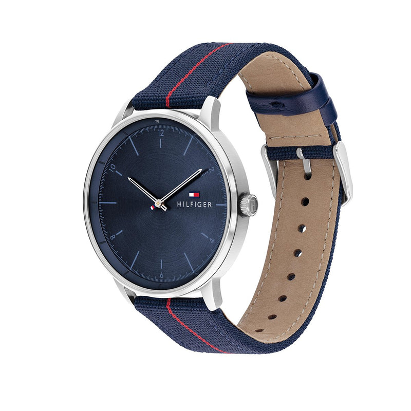 Hendrix 43Mm Watch Case With Navy Dial And Navy Nylon Strap
