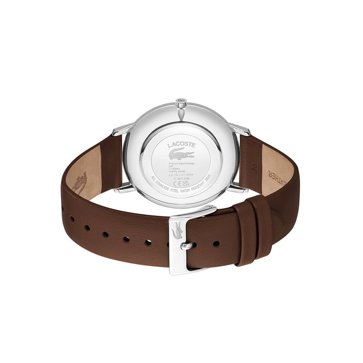 Crocorigin Watch With Brown Leather Strap
