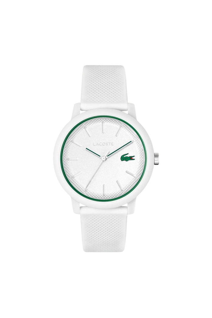 Lacoste White Watch Case And White Silicone Strap