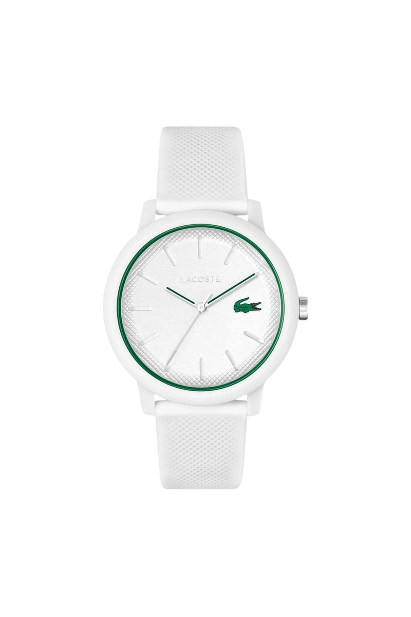 Lacoste White Watch Case And White Silicone Strap