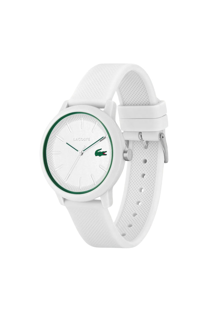 Lacoste White Watch Case And White Silicone Strap