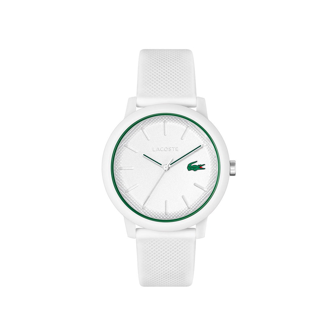 Lacoste White Watch Case And White Silicone Strap