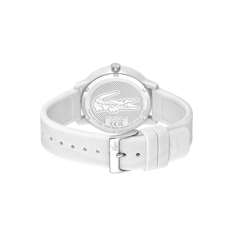 Lacoste White Watch Case And White Silicone Strap