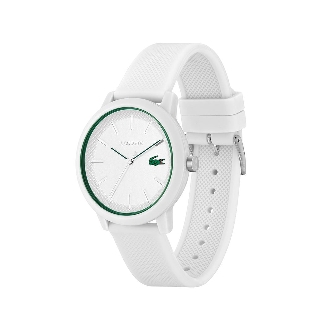Lacoste White Watch Case And White Silicone Strap