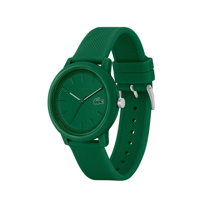 Lacoste Green Watch Case And Green Silicone Strap