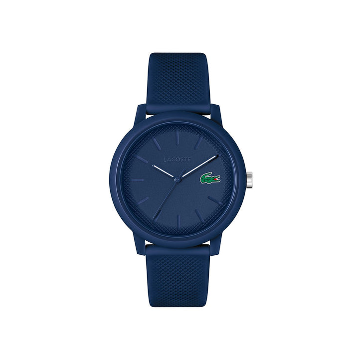 Lacoste Navy Watch Case With Matching Navy Silicone Strap