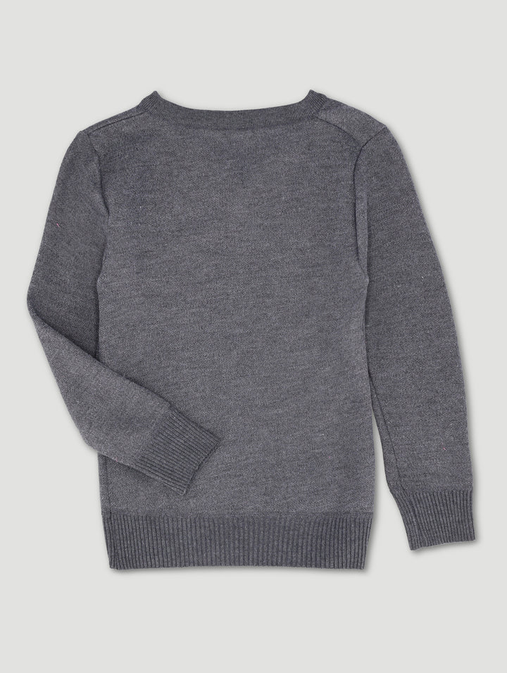 Long Sleeve School Jersey - Charcoal Grey