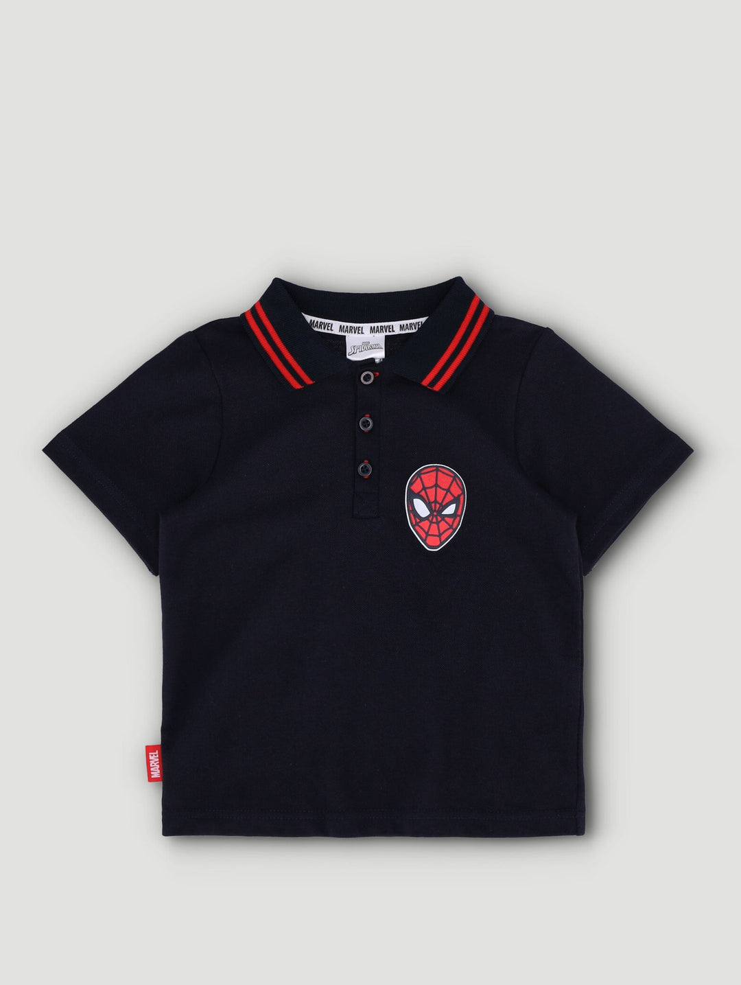 Pre-Boys Spiderman Golfer - Navy