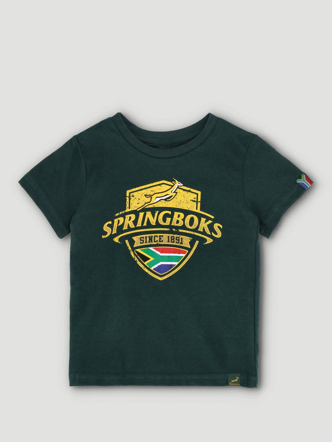 Pre-Boys Springbok Tee - Dark Green