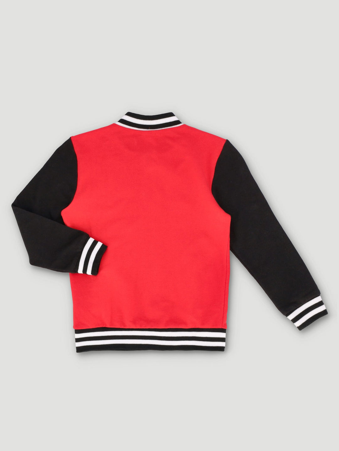 Pre-Boys Long Sleeve Mickey 100 Baseball Jacket - Red