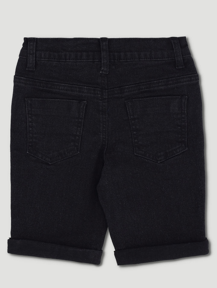 Pre-Boys Denim Core Short - Black