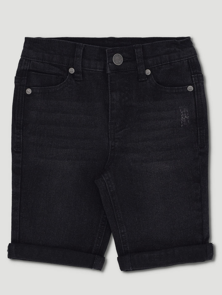 Pre-Boys Denim Core Short - Black
