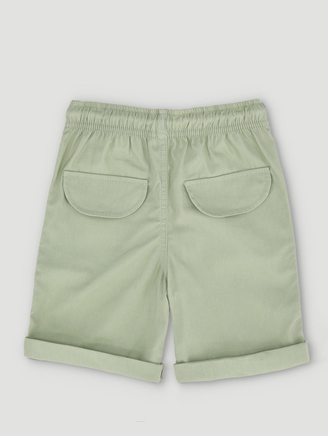 Pre-Boys Roll Up Shorts - Light Green